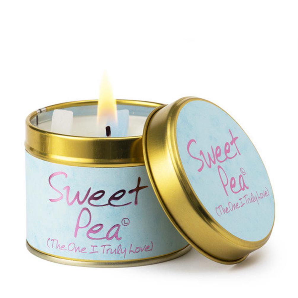 Lily-Flame Sweetpea Tin Candle £9.89